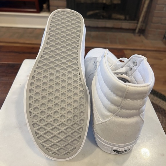 Vans SK8 HI PLATFORM‎ 2 True White Shoes Men 7.5 Women 9 NEW in BOX - Picture 9 of 10